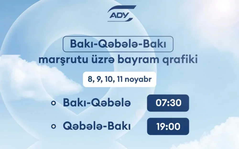 Bakı-Qəbələ qatarı üzrə əlavə reyslər təyin ediləcək