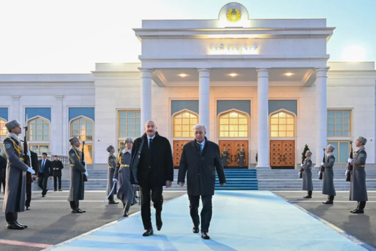 Prezidentin Qazaxıstana səfəri başa çatdı - Fotolar