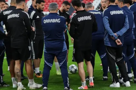 “Qarabağ”dan oyun öncəsi maraqlı görüntülər- Video - Fotolar
