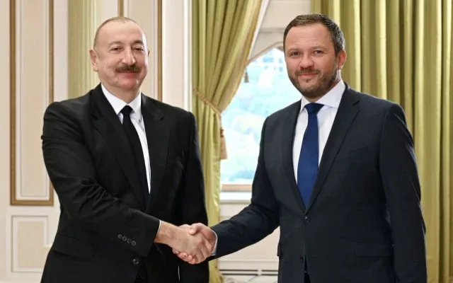 İlham Əliyev Marqus Tsahknanı qəbul etdi - Foto