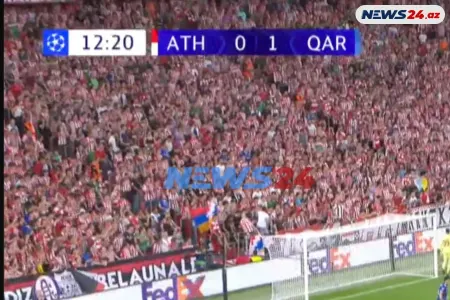 "Qarabağ" - "Atletik" oyununda təxribat - Foto