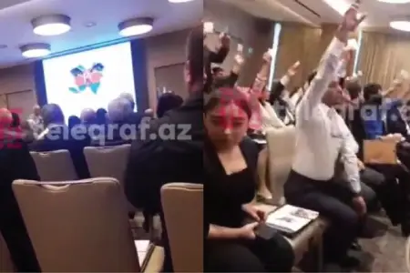 Ana Vətən Partiyasının qurultayındakı qalmaqalın videosu