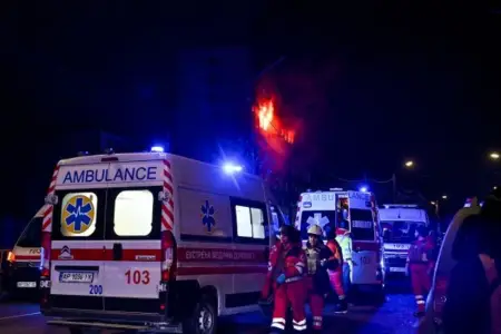 Kiyevdə Rusiya dronlarının hücumu nəticəsində azı 26 nəfər yaralandı