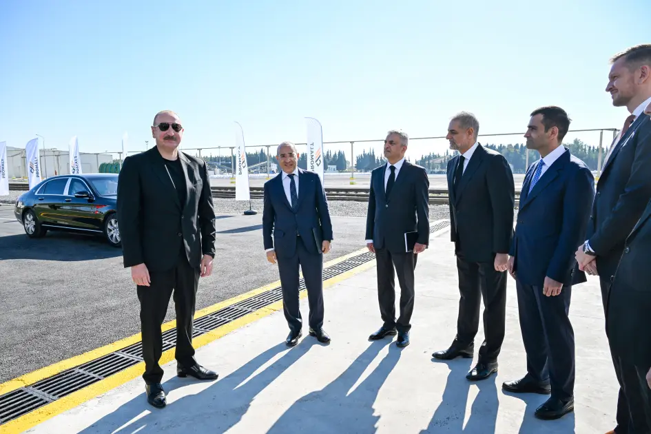 İlham Əliyev İmişliyə getdi - Foto