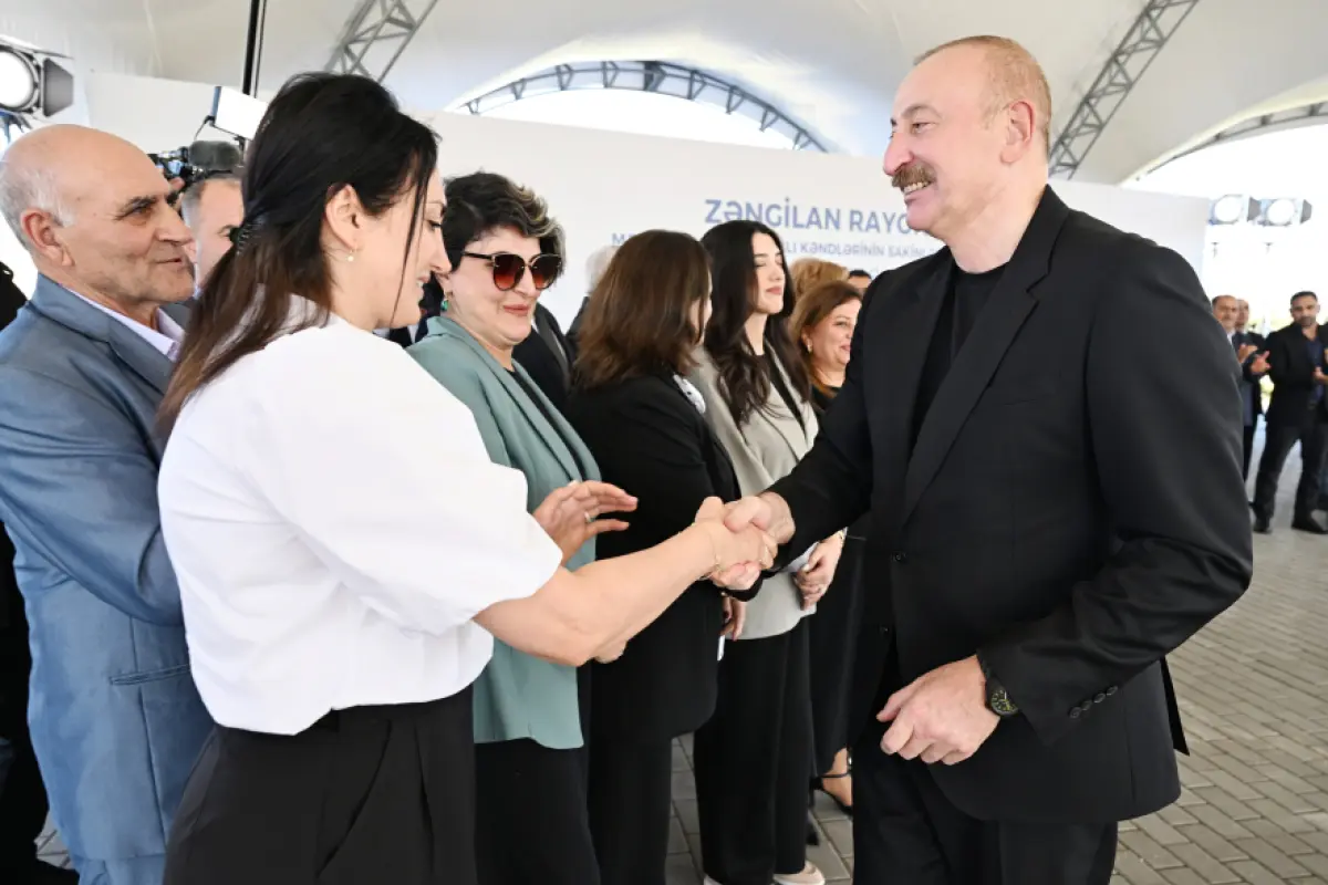 İlham Əliyev onlarla da görüşdü - Fotolar