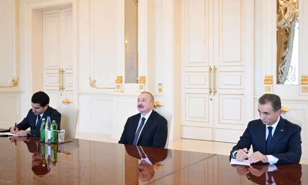 Prezident onu qəbul etdi - Fotolar