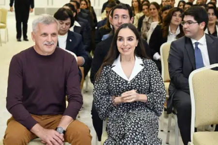 Leyla Əliyeva “Hirkan” sənədli filmini izlədi - Fotolar