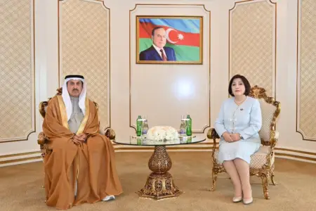 Sahibə Qafarova Qobaşla müzakirə apardı