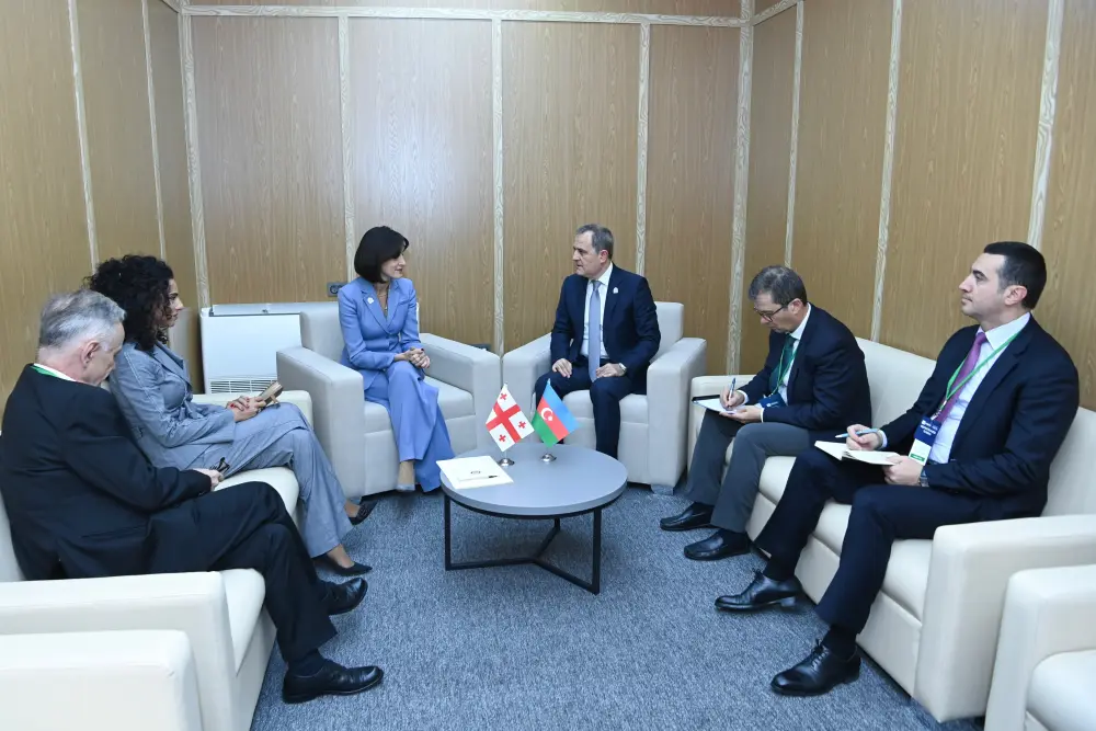 Azərbaycan və Gürcüstan XİN başçıları görüşüb - XİN