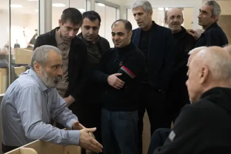 Ermənistan vətəndaşlarının məhkəmə istintaqı başa çatıb - Fotolar