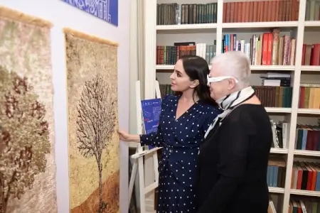 Leyla Əliyeva “Püstə: canlı irs” təqdimatını izlədi - Fotolar