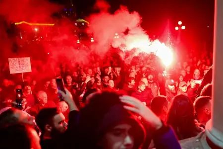 Serbiya iğtişaşların 37 iştirakçısını saxlanıldı