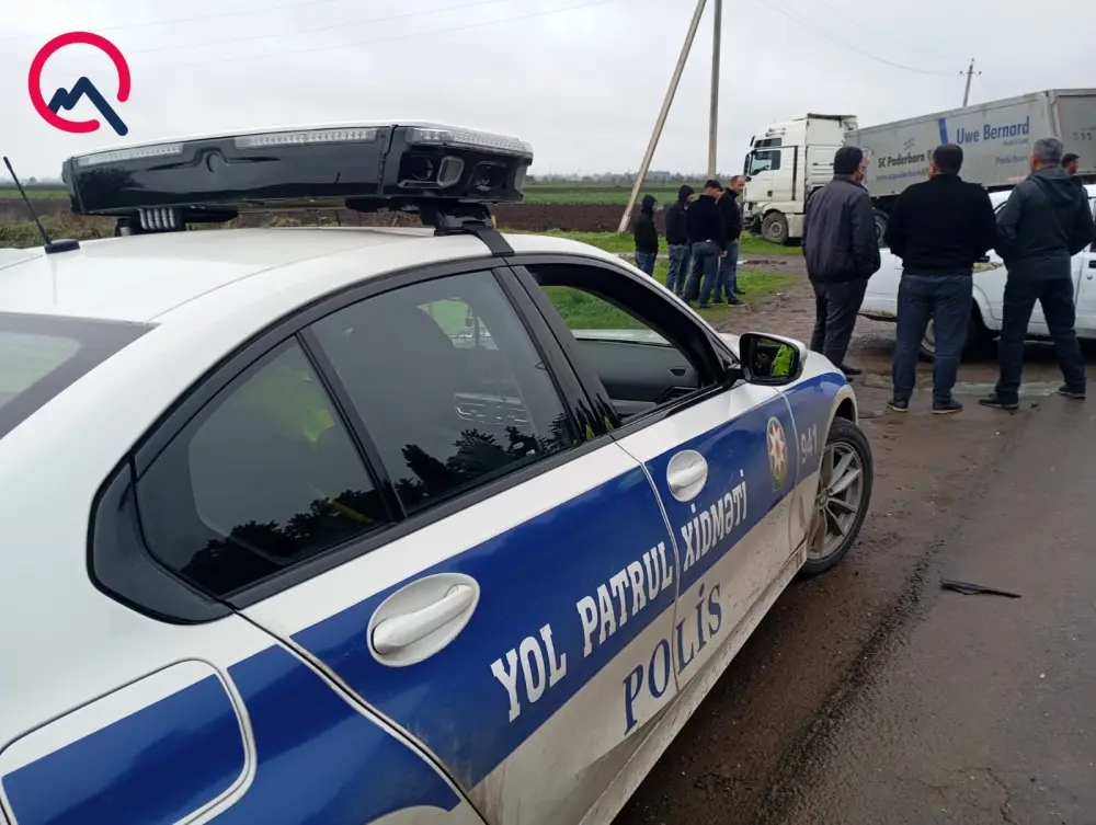 Yola çıxan at ağır qəzaya səbəb oldu - Foto