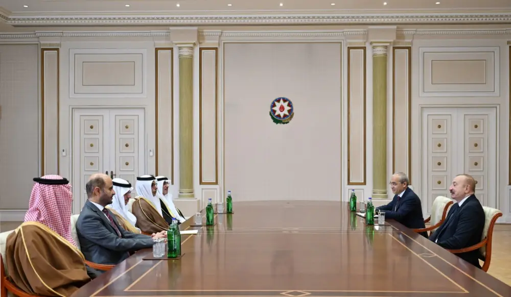 İlham Əliyev qəbul keçirdi - Foto