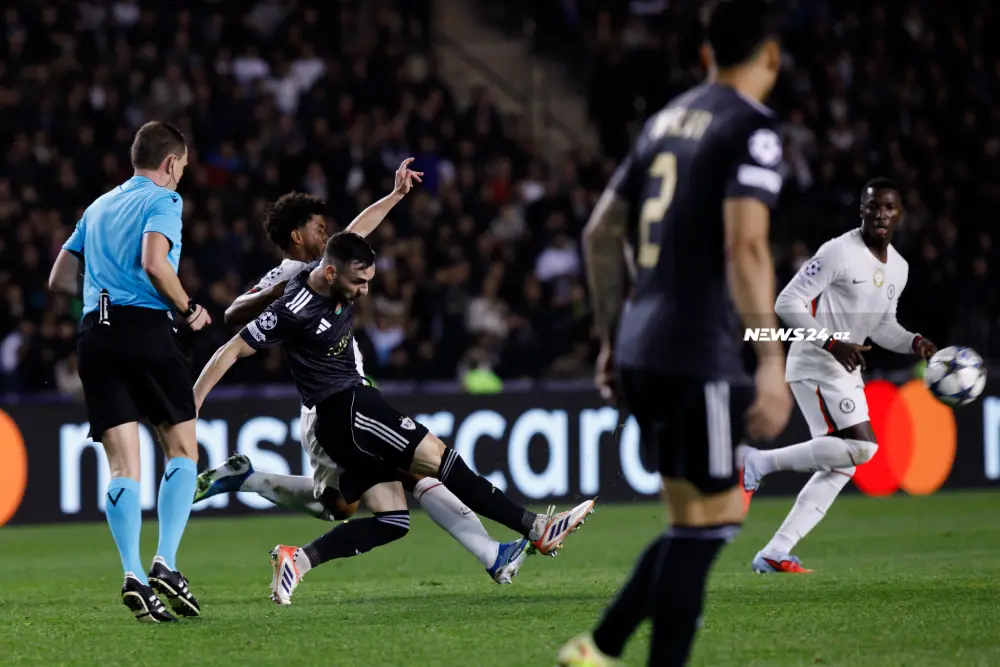 "Qarabağ" - "Çelsi" oyunundan fotolar