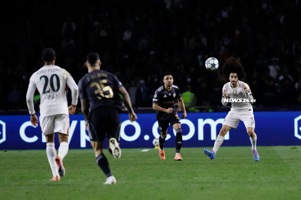 "Qarabağ" - "Çelsi" oyunundan fotolar