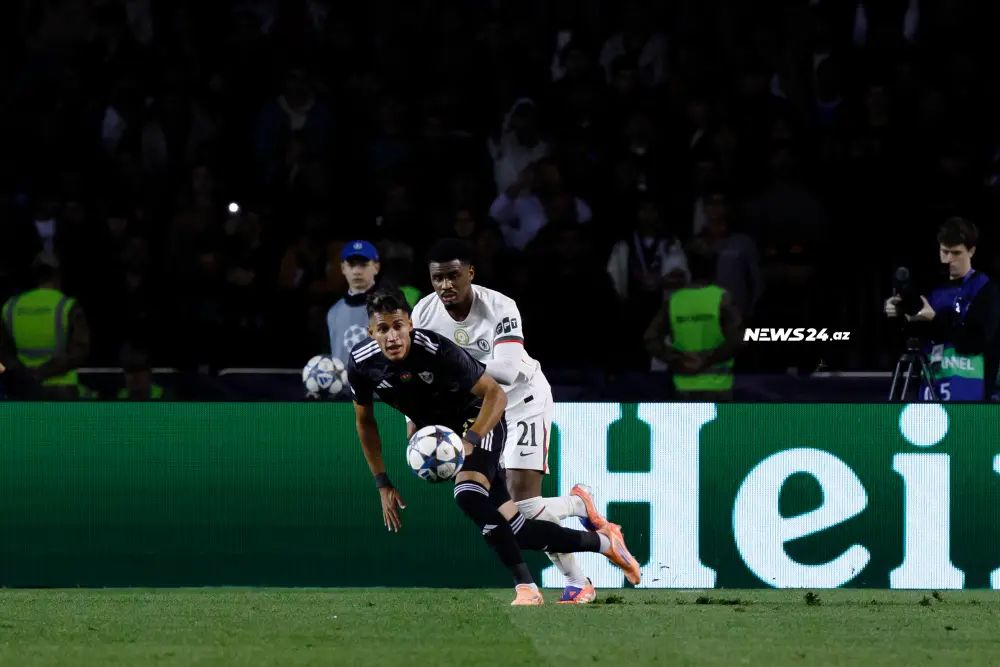 "Qarabağ" - "Çelsi" oyunundan fotolar