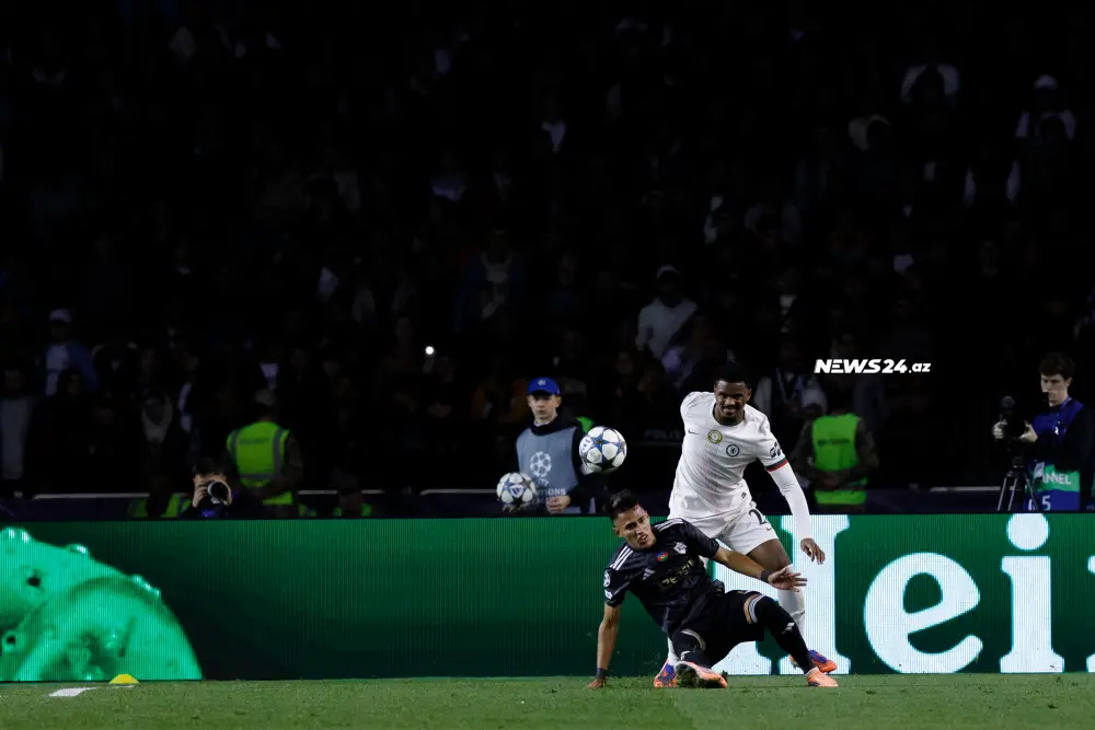 "Qarabağ" - "Çelsi" oyunundan fotolar