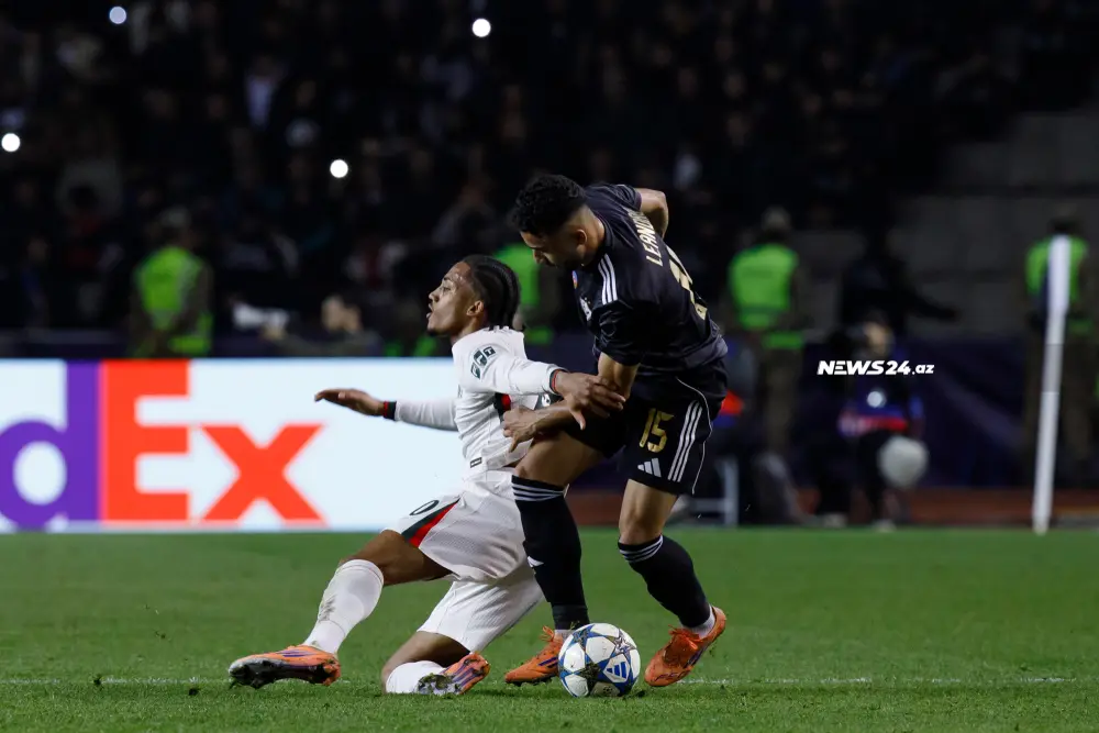 "Qarabağ" - "Çelsi" oyunundan fotolar