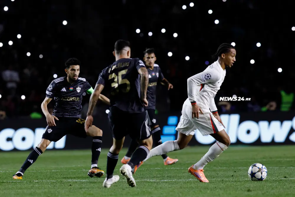 "Qarabağ" - "Çelsi" oyunundan fotolar