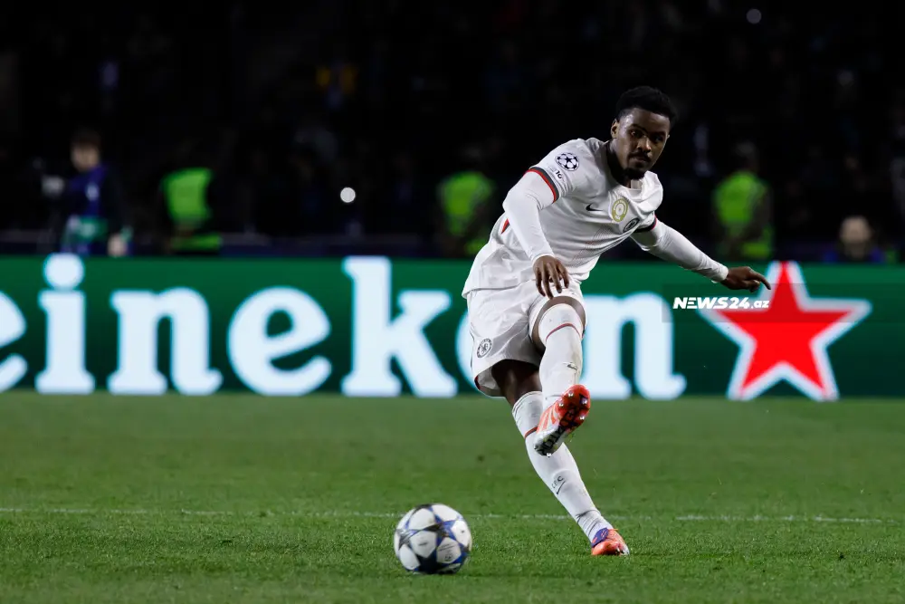 "Qarabağ" - "Çelsi" oyunundan fotolar