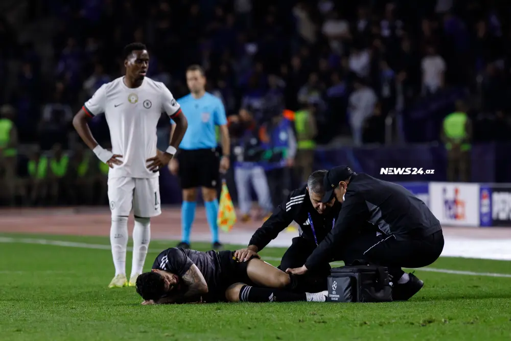 "Qarabağ" - "Çelsi" oyunundan fotolar