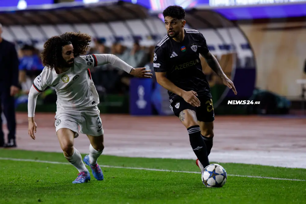 "Qarabağ" - "Çelsi" oyunundan fotolar
