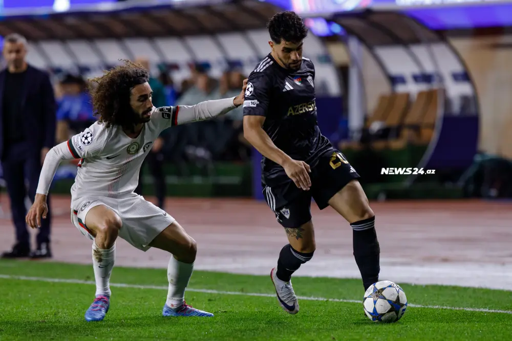 "Qarabağ" - "Çelsi" oyunundan fotolar