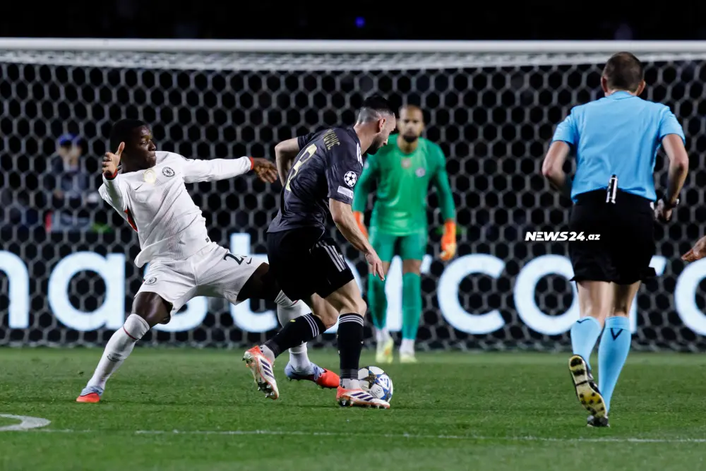 "Qarabağ" - "Çelsi" oyunundan fotolar