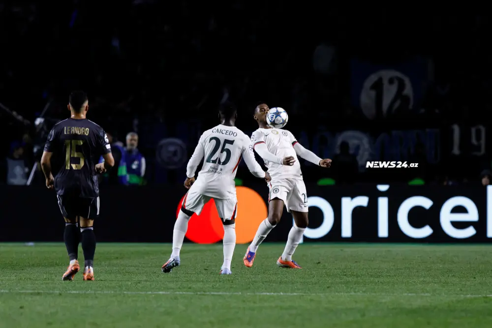 "Qarabağ" - "Çelsi" oyunundan fotolar