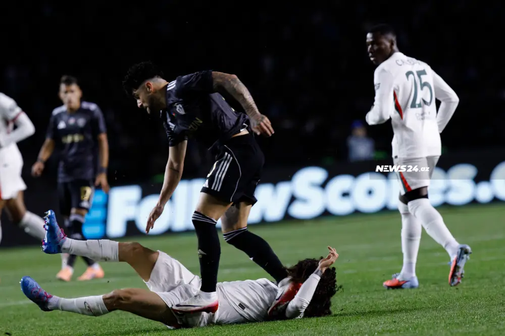 "Qarabağ" - "Çelsi" oyunundan fotolar