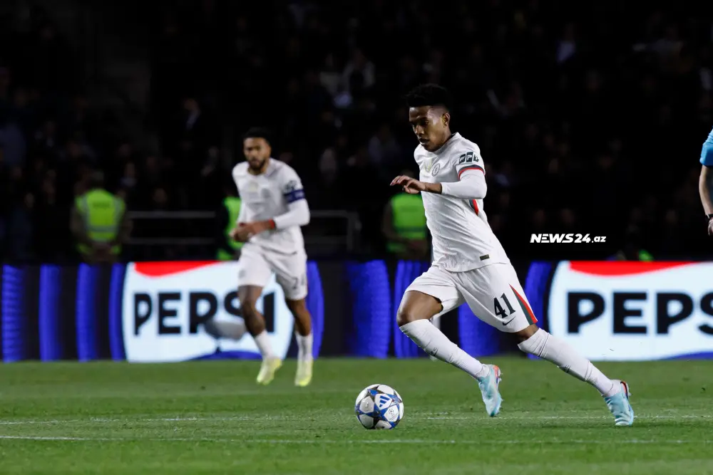 "Qarabağ" - "Çelsi" oyunundan fotolar