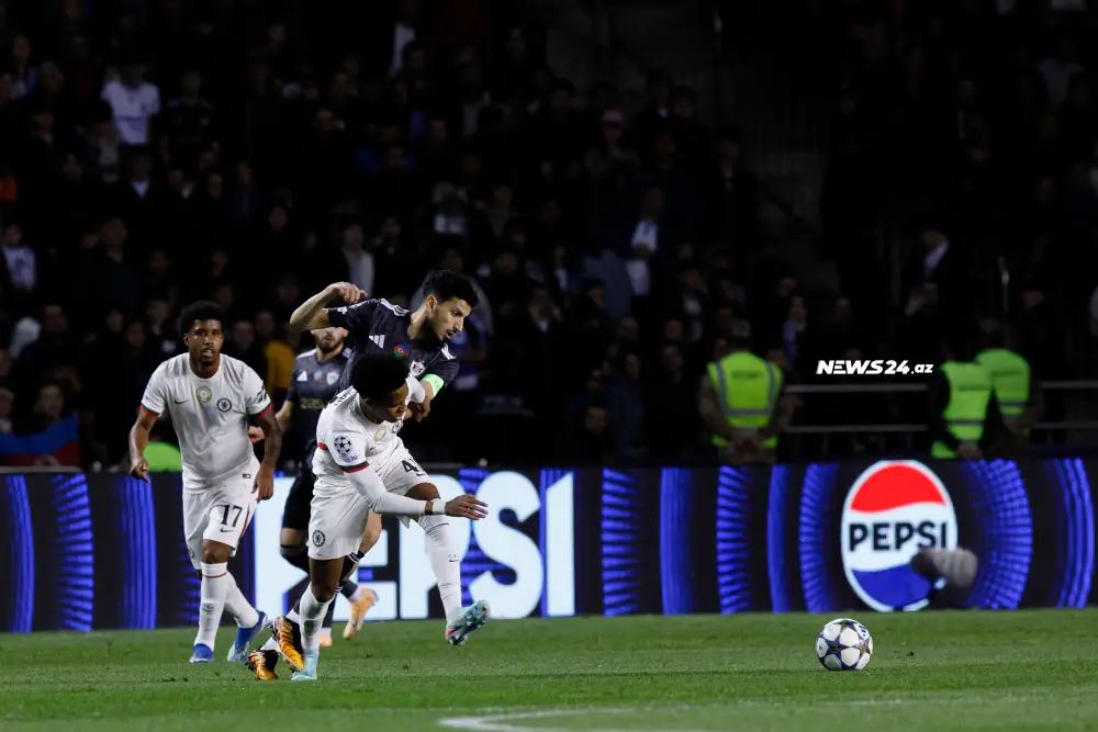 "Qarabağ" - "Çelsi" oyunundan fotolar