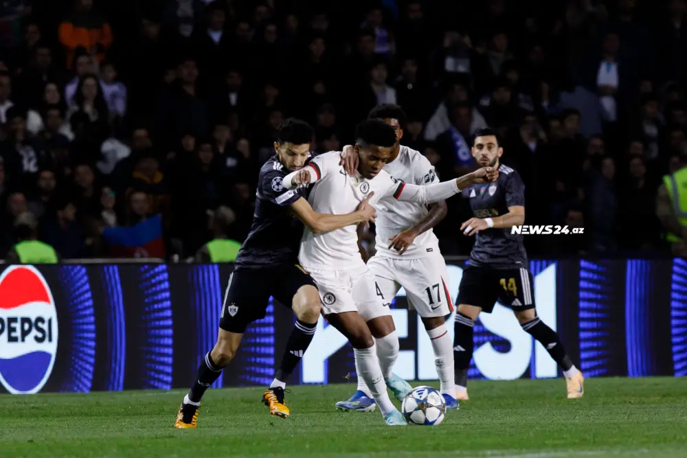 "Qarabağ" - "Çelsi" oyunundan fotolar