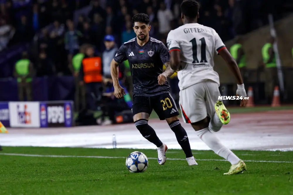 "Qarabağ" - "Çelsi" oyunundan fotolar