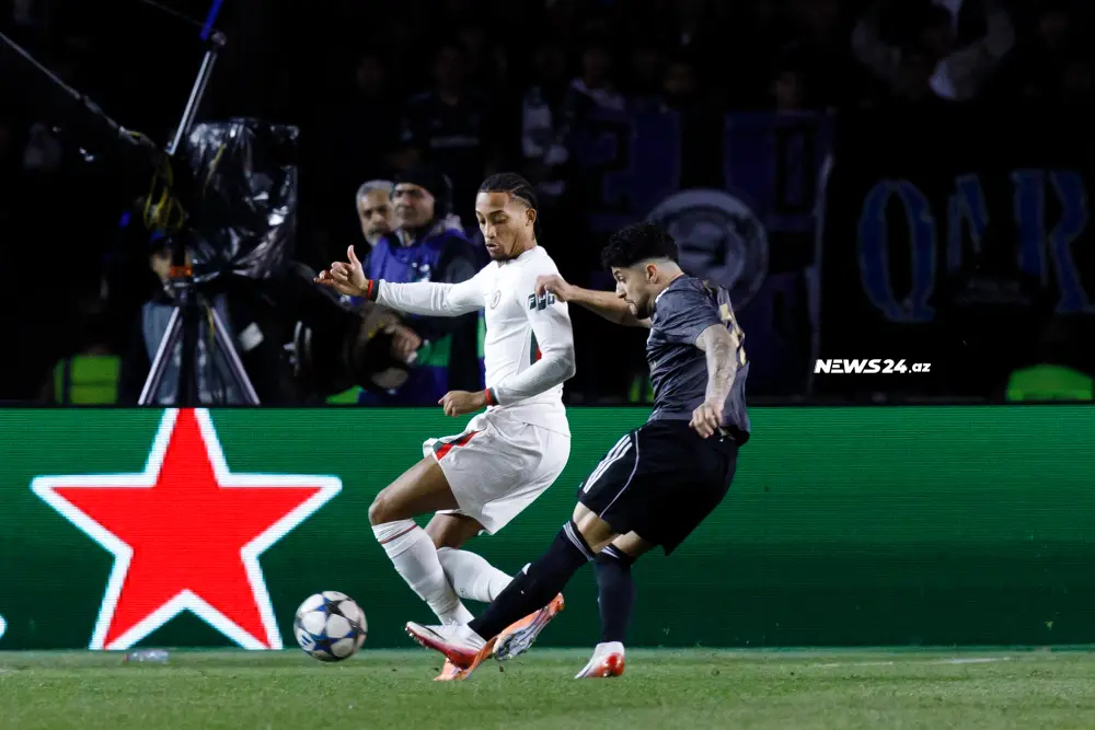 "Qarabağ" - "Çelsi" oyunundan fotolar