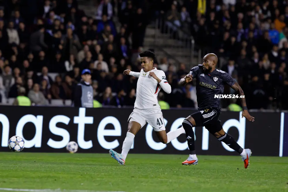 "Qarabağ" - "Çelsi" oyunundan fotolar