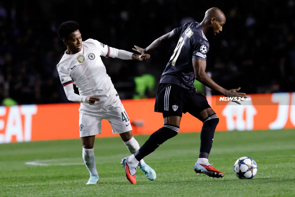 "Qarabağ" - "Çelsi" oyunundan fotolar