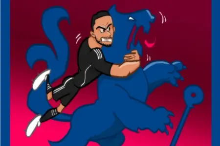 Momani “Qarabağ” “Çelsi” oyunu barədə karikatura çəkdi - FOTO