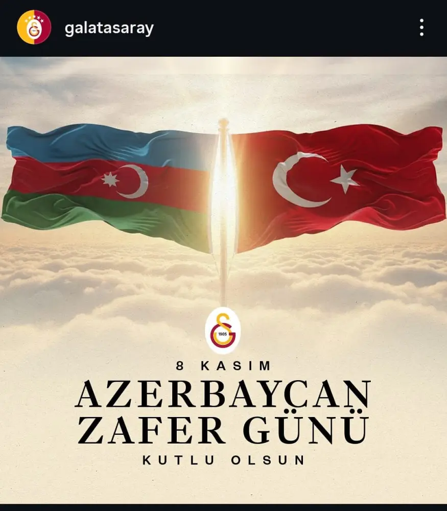 Türkiyənin üç nəhəng futbol klubu Azərbaycan xalqını təbrik etdi – Foto