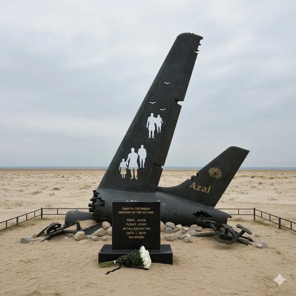 Aktauda qəzaya uğrayan təyyarəmizə bu üç abidədən biri qoyulacaq – Fotolar