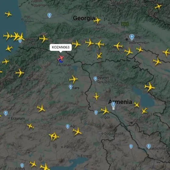 Türkiyə təyyarənin qəzaya uğradığı yerə PUA göndərir – Foto