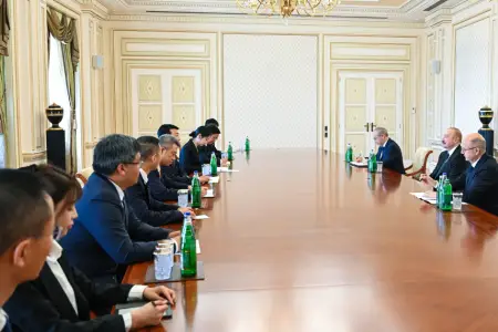 İlham Əliyev qəbul keçirdi - Fotolar