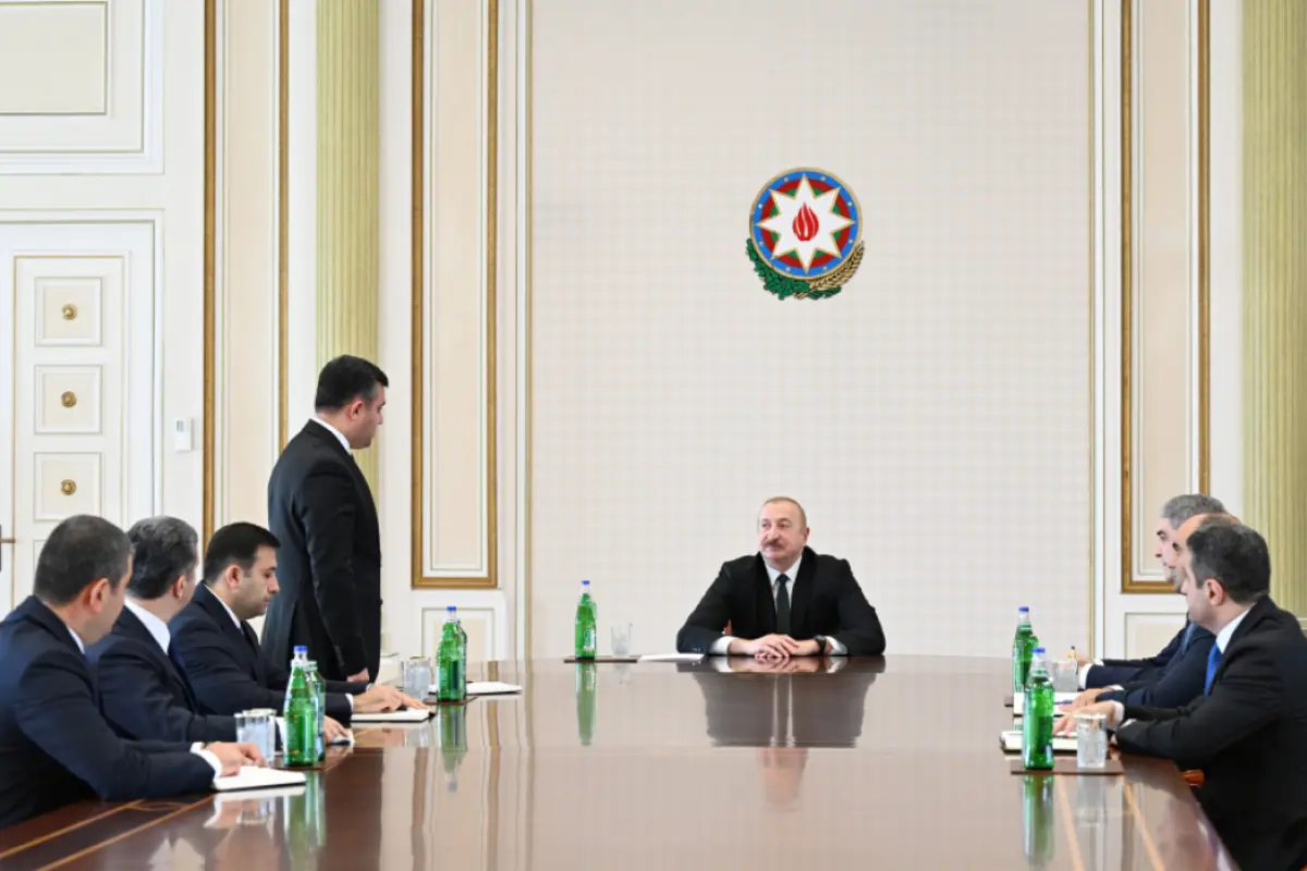 Prezident yeni icra başçılarını qəbul etdi - Fotolar