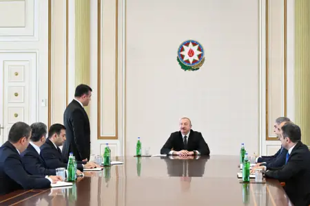 Prezident yeni icra başçılarını qəbul etdi - Fotolar