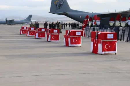 Şəhidlərin cənazəsi hərbi təyyarə ilə Türkiyəyə aparılacaq