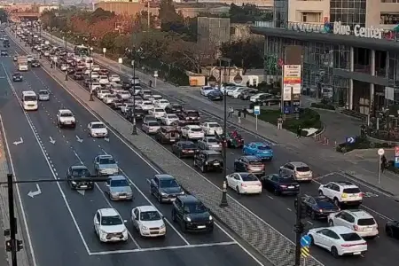 Bu yollarda tıxac var