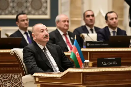 İlham Əliyev Daşkənddə "Gələcəyin İrsi" Beynəlxalq Mükafatının təqdimat mərasimində iştirak etdi