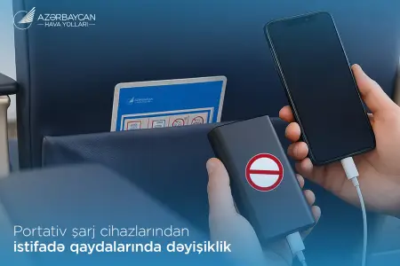 Təyyarədə şarj cihazından istifadə qadağan edildi