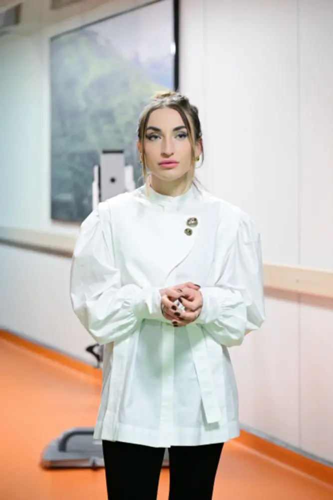 Əliyevalar Yeni Klinikada mərkəzlərin açılışında - Fotolar